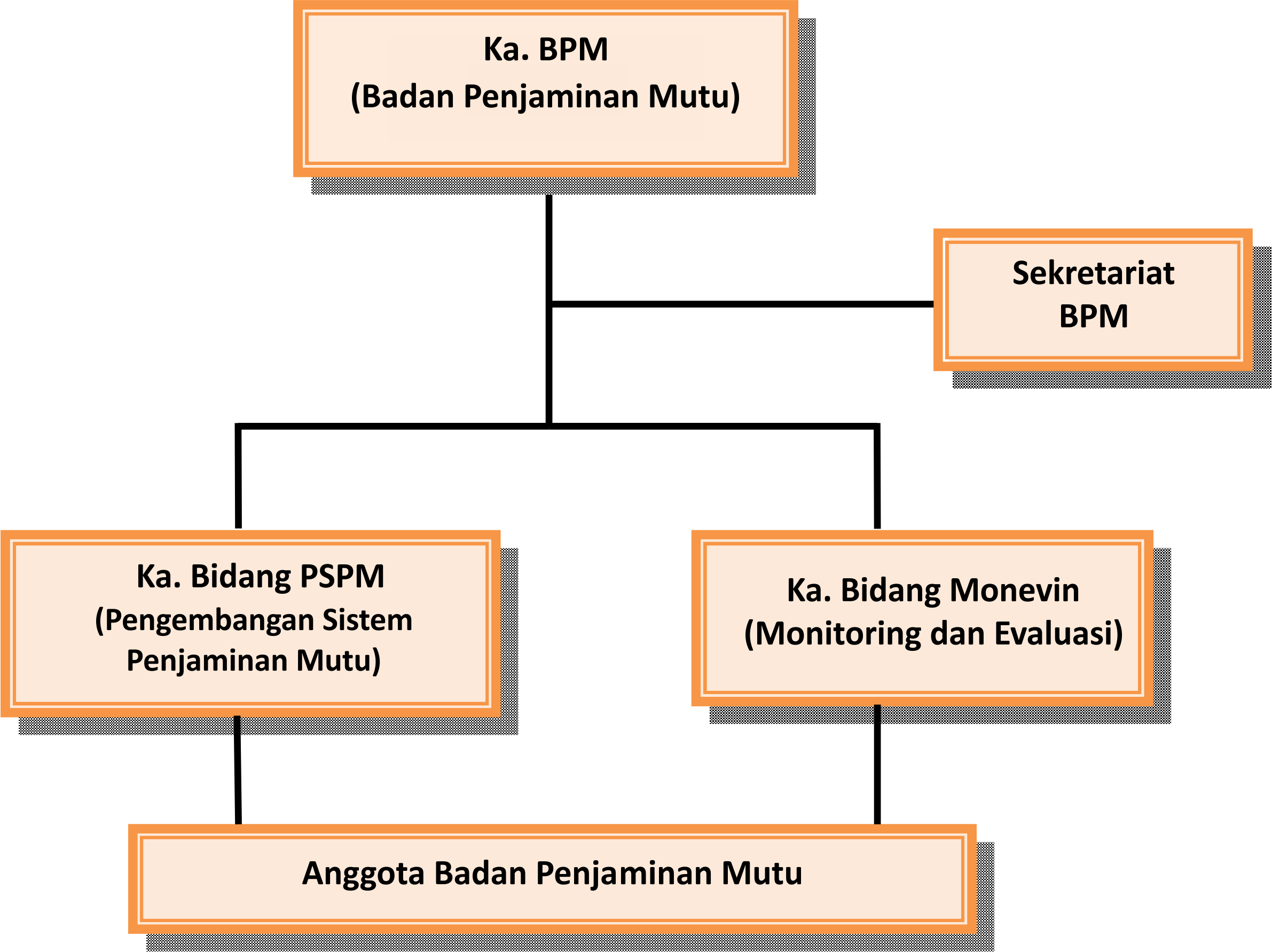 Struktur Organisasi Badan Penjaminan Mutu